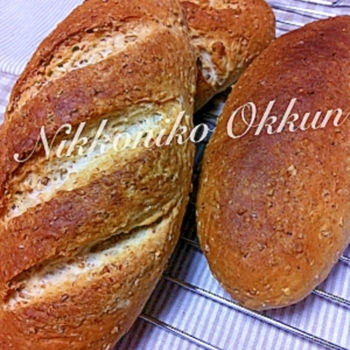 オートミールとグラハム粉のしっかりパン レシピ 作り方 By ニッコニコおっくん 楽天レシピ オートミールとグラハム粉のしっかりパン レシピ 作り方 By ニッコニコおっくん 楽天レシピ
